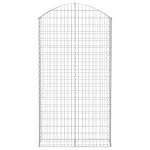 Klenutý gabionový koš 100 x 30 x 180/200 cm pozinkované železo - obrázek 3