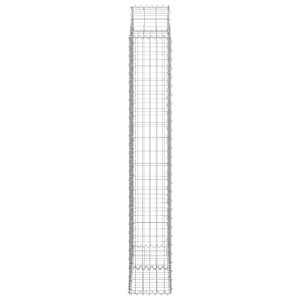 Klenutý gabionový koš 100 x 30 x 180/200 cm pozinkované železo - obrázek 4
