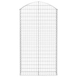 vidaXL Obokana gabonska ko&scaron;ara 100x30x180/200 cm pocinkano železo