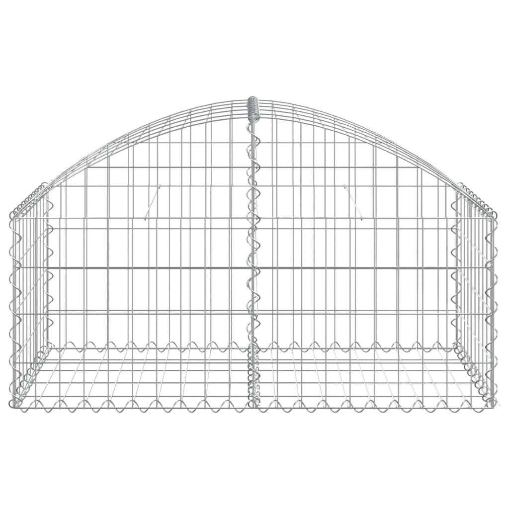 Arched Gabion Basket - Galvanized Steel Cage Wire Stone Wall Planter vidaXL - Picture 41 of 132