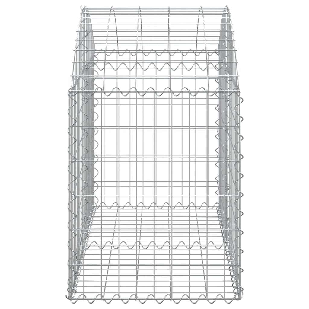 Arched Gabion Basket - Galvanized Steel Cage Wire Stone Wall Planter vidaXL - Picture 47 of 132
