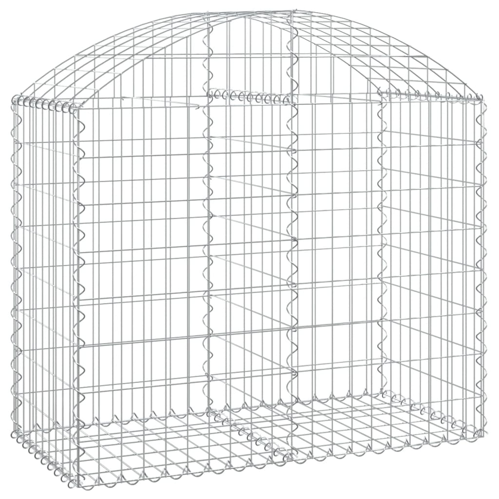Arched Gabion Basket - Galvanized Steel Cage Wire Stone Wall Planter vidaXL - Picture 48 of 132