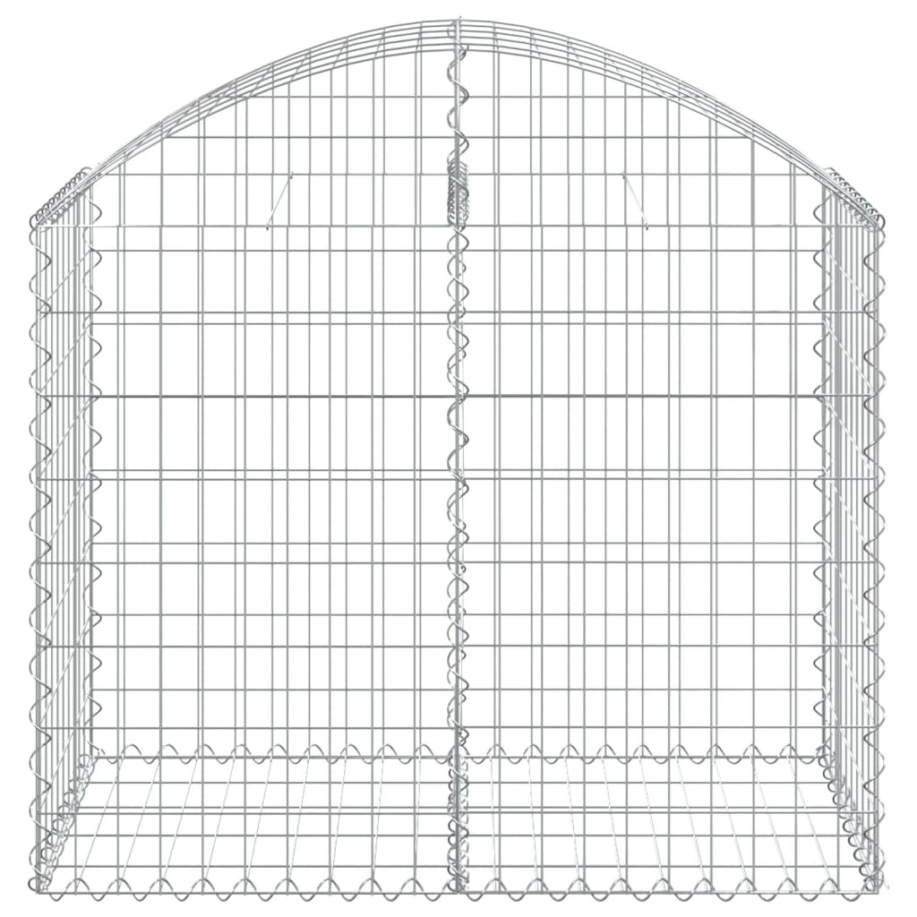 Arched Gabion Basket - Galvanized Steel Cage Wire Stone Wall Planter vidaXL - Picture 51 of 132