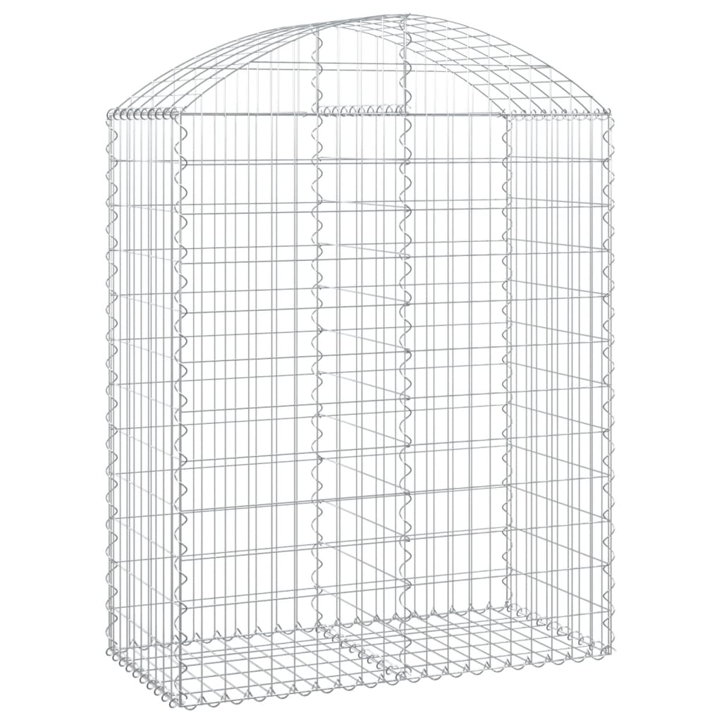 Arched Gabion Basket - Galvanized Steel Cage Wire Stone Wall Planter vidaXL - Picture 58 of 132