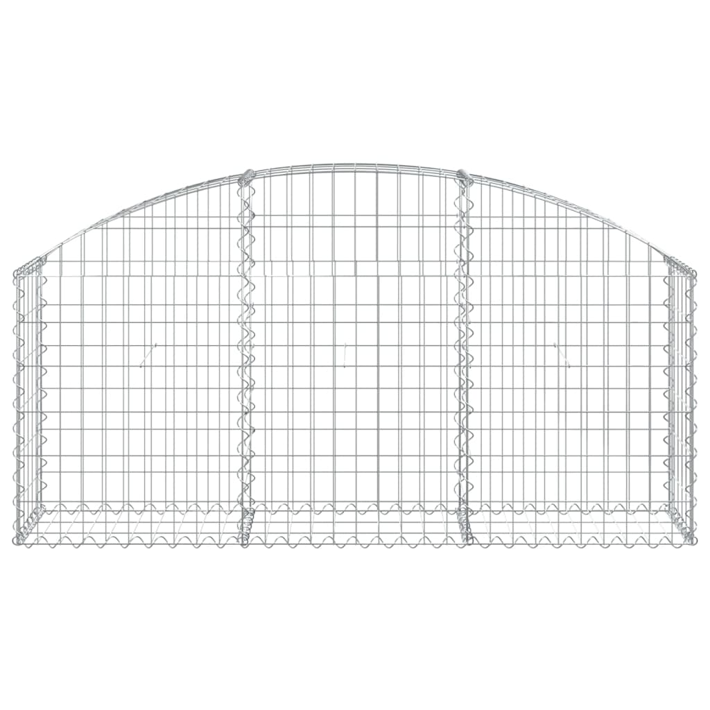 Arched Gabion Basket - Galvanized Steel Cage Wire Stone Wall Planter vidaXL - Picture 71 of 132