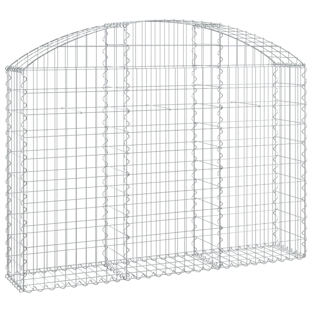 Arched Gabion Basket - Galvanized Steel Cage Wire Stone Wall Planter vidaXL - Picture 78 of 132