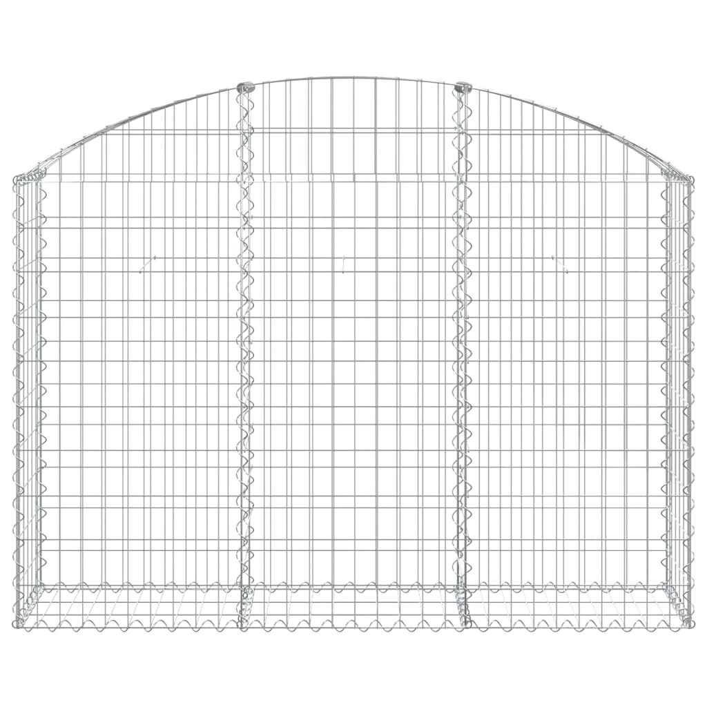 Arched Gabion Basket - Galvanized Steel Cage Wire Stone Wall Planter vidaXL - Picture 81 of 132