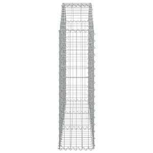 Klenutý gabionový koš 150 x 30 x 100/120 cm pozinkované železo - obrázek 4