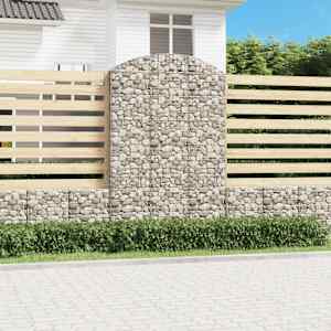 Obokana gabonska košara 150x30x220/240 cm pocinkano železo