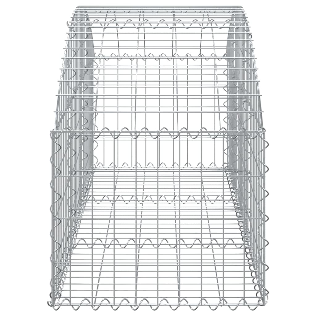 Arched Gabion Basket - Galvanized Steel Cage Wire Stone Wall Planter vidaXL - Picture 87 of 132