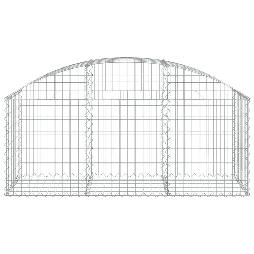 Arched Gabion Basket - Galvanized Steel Cage Wire Stone Wall Planter vidaXL - Picture 91 of 132