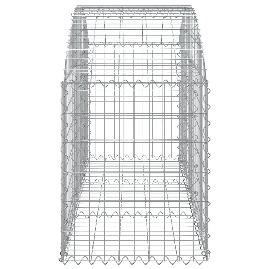 Arched Gabion Basket - Galvanized Steel Cage Wire Stone Wall Planter vidaXL - Picture 92 of 132