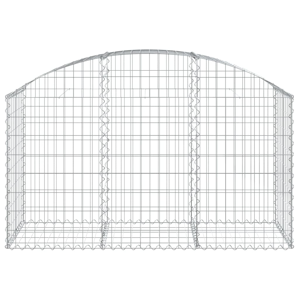 Arched Gabion Basket - Galvanized Steel Cage Wire Stone Wall Planter vidaXL - Picture 96 of 132