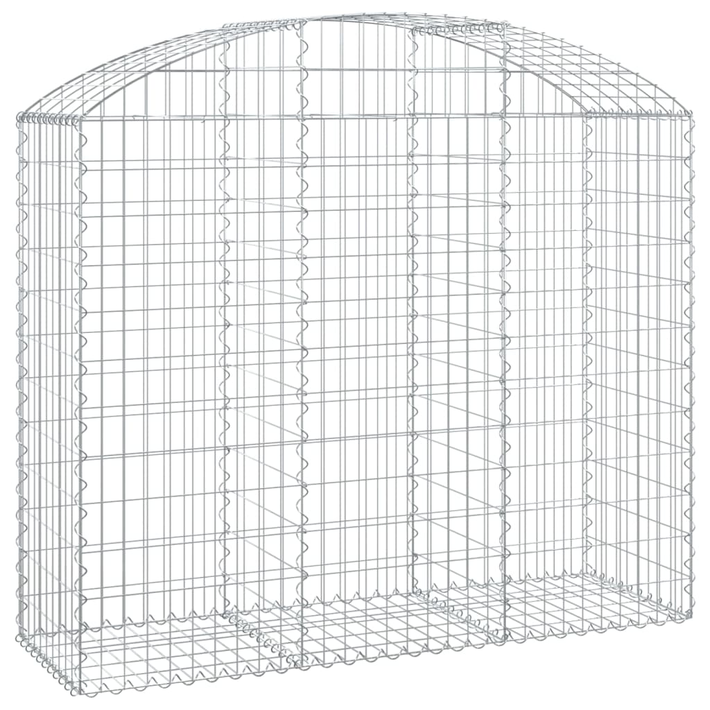 Arched Gabion Basket - Galvanized Steel Cage Wire Stone Wall Planter vidaXL - Picture 103 of 132