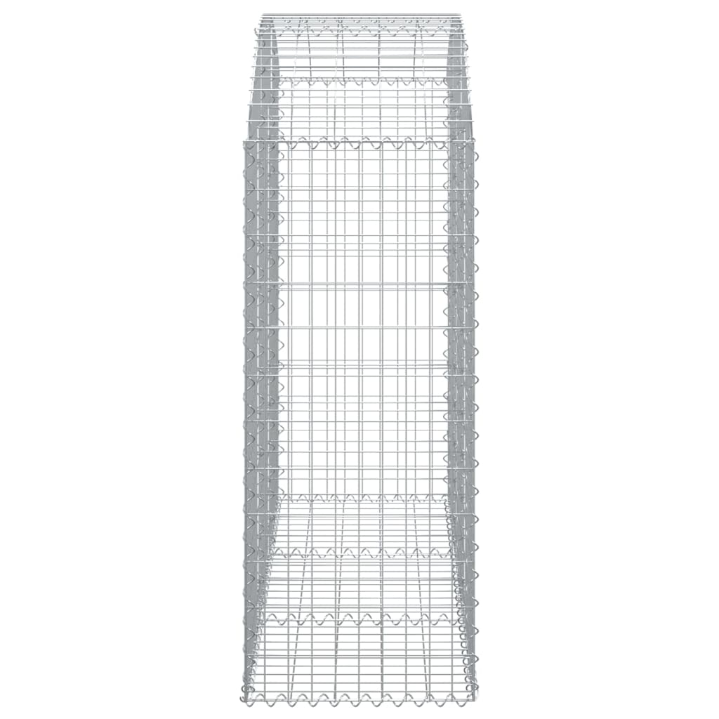 Arched Gabion Basket - Galvanized Steel Cage Wire Stone Wall Planter vidaXL - Picture 107 of 132