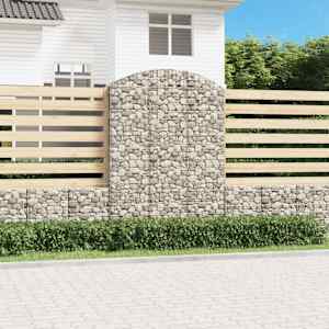 Obokana gabonska košara 150x50x200/220 cm pocinkano železo