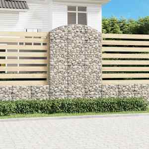 Obokana gabonska košara 150x50x220/240 cm pocinkano železo