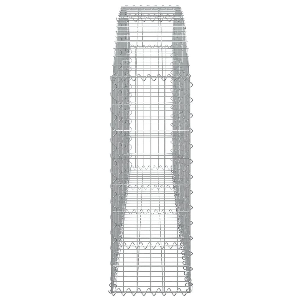 Arched Gabion Basket - Galvanized Steel Cage Wire Stone Wall Planter vidaXL - Picture 112 of 132