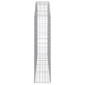 Klenutý gabionový koš 200 x 30 x 120/140 cm pozinkované železo - obrázek 4