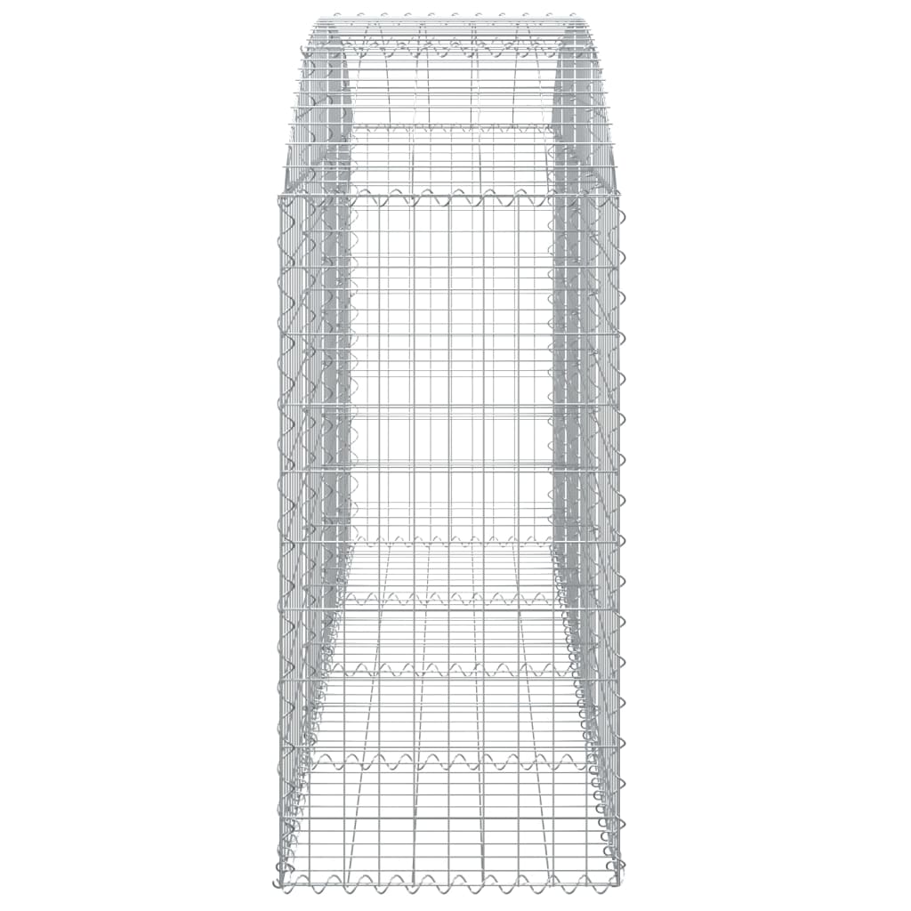 Arched Gabion Basket - Galvanized Steel Cage Wire Stone Wall Planter vidaXL - Picture 132 of 132