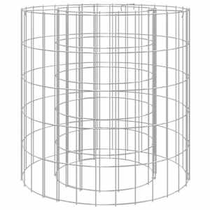 vidaXL gabioon tulekorv, &Oslash; 50 cm, tsingitud raud