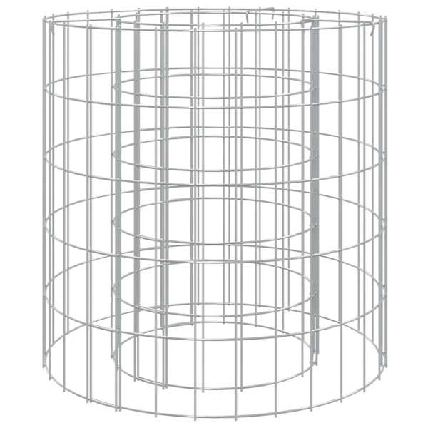 vidaXL gabioon tulekorv, &Oslash; 50 cm, tsingitud raud