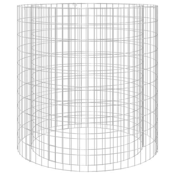 vidaXL gabioon tulekorv, &Oslash; 100 cm, tsingitud raud
