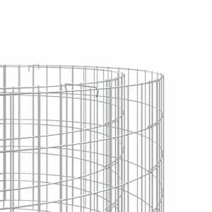 Gabionové ohniště Ø 100 cm pozinkovaná ocel - obrázek 4
