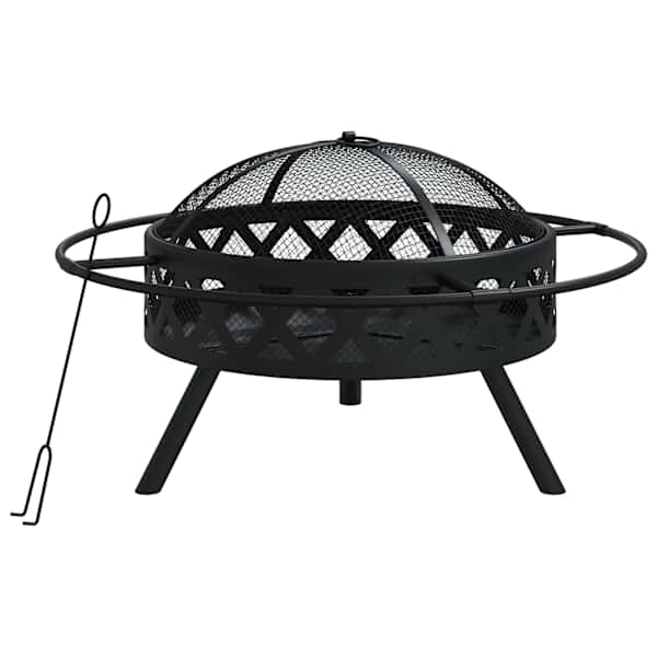vidaXL tulease ahjuroobiga, 70 cm, XXL, teras