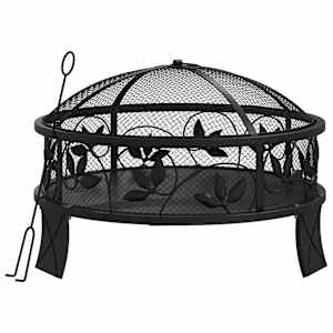 vidaXL tulease ahjuroobiga, 50 cm, XXL, teras