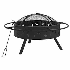 vidaXL tulease ahjuroobiga, 70 cm, XXL, teras