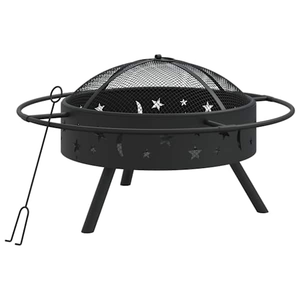 vidaXL tulease ahjuroobiga, 70 cm, XXL, teras