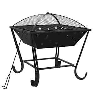 vidaXL tulease ahjuroobiga, 50 cm, XXL, teras
