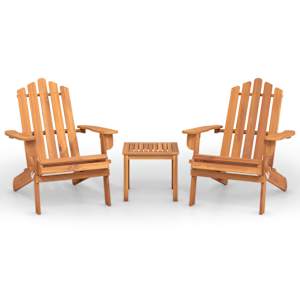 vidaXL 3-osaline Adirondack aiam&ouml;&ouml;bli komplekt, akaatsiapuit