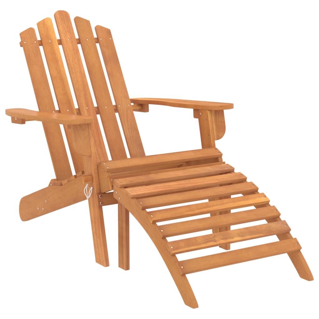 Set mobilier de grădină Adirondack, 3 piese, lemn masiv acacia