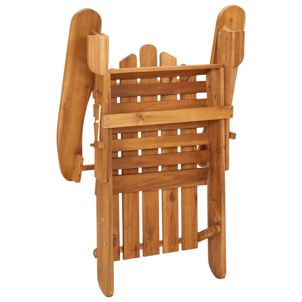 Set mobilier de grădină Adirondack, 3 piese, lemn masiv acacia