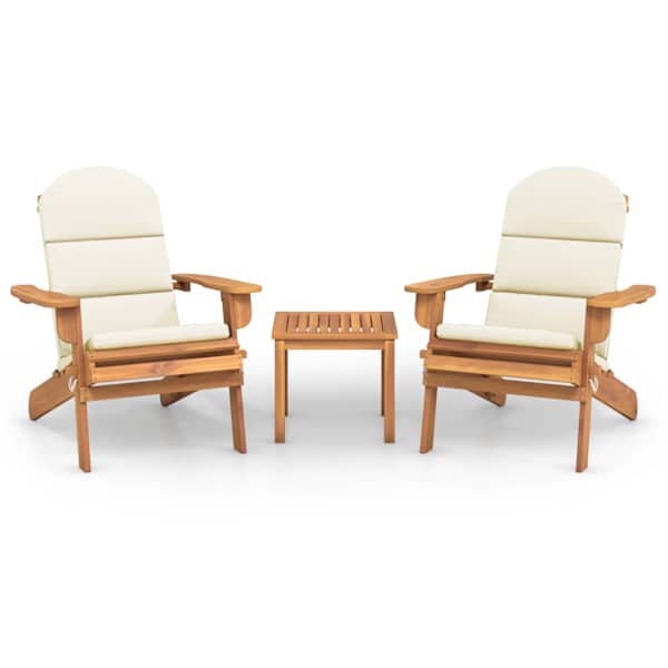 vidaXL 3-osaline Adirondack aiam&ouml;&ouml;bli komplekt, akaatsiapuit