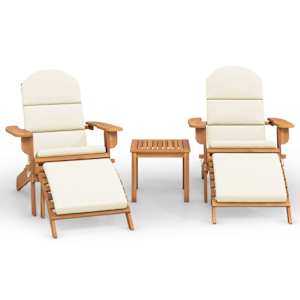 vidaXL 3-osaline Adirondack aiam&ouml;&ouml;bli komplekt, akaatsiapuit