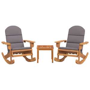 3dílná sada zahradního nábytku Adirondack masivní akácie - obrázek 3