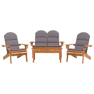 4dílná sada zahradního nábytku Adirondack masivní akácie - obrázek 3