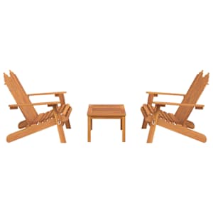3dílná sada zahradního nábytku Adirondack masivní akácie - obrázek 3