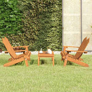 3dílná sada zahradního nábytku Adirondack masivní akácie - obrázek 1