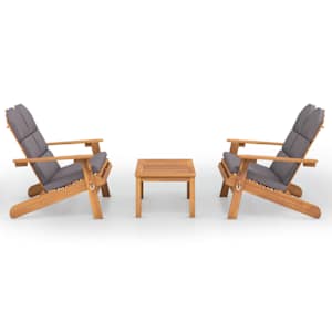 3dílná sada zahradního nábytku Adirondack masivní akácie - obrázek 2