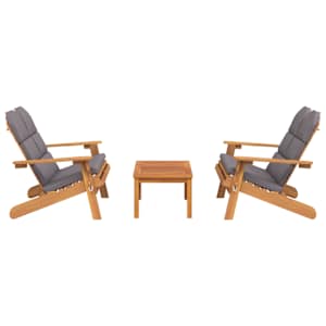 3dílná sada zahradního nábytku Adirondack masivní akácie - obrázek 3