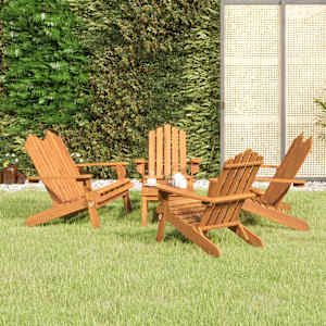 5dílná sada zahradního nábytku Adirondack masivní akácie - obrázek 1