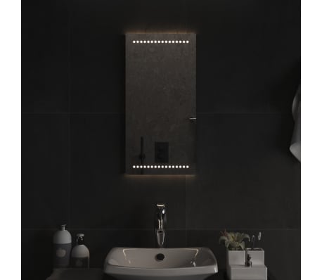 vidaXL Miroir de salle de bain à LED 30x60 cm