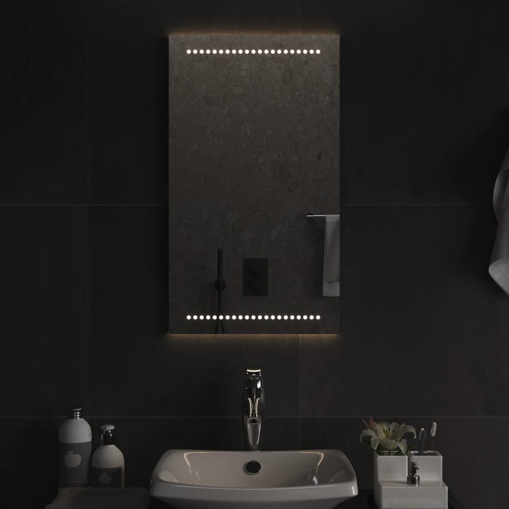 vidaXL Miroir de salle de bain à LED 40x70 cm