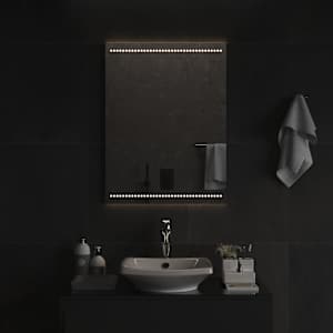 Koupelnové zrcadlo s LED osvětlením 60 x 80 cm - obrázek 3