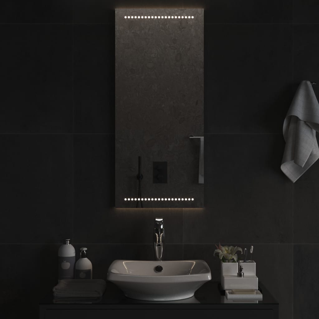 vidaXL Miroir de salle de bain à LED 40x90 cm