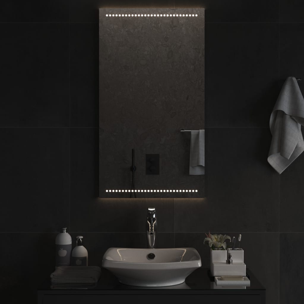 vidaXL Badkamerspiegel LED 50x90 cm